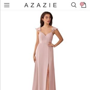 Azazie Everett bridesmaid dress - size A10.